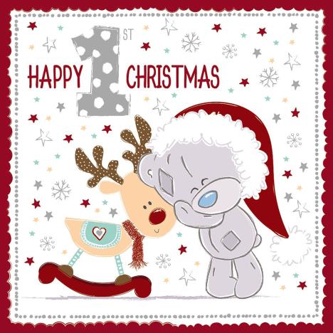 Happy 1st Christmas Me to You Bear Christmas Card £2.49